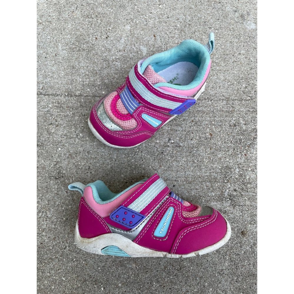 Toddler 6 Tsukihoshi Pink Slip-on Shoes Sneakers
